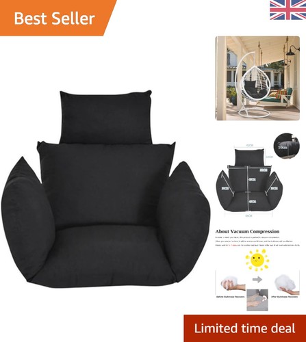 Luxurious soft black - black, swing