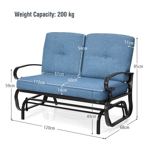 Double swing chair outdoor - swing,